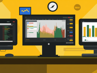 Day trading chart patterns on multiple monitors