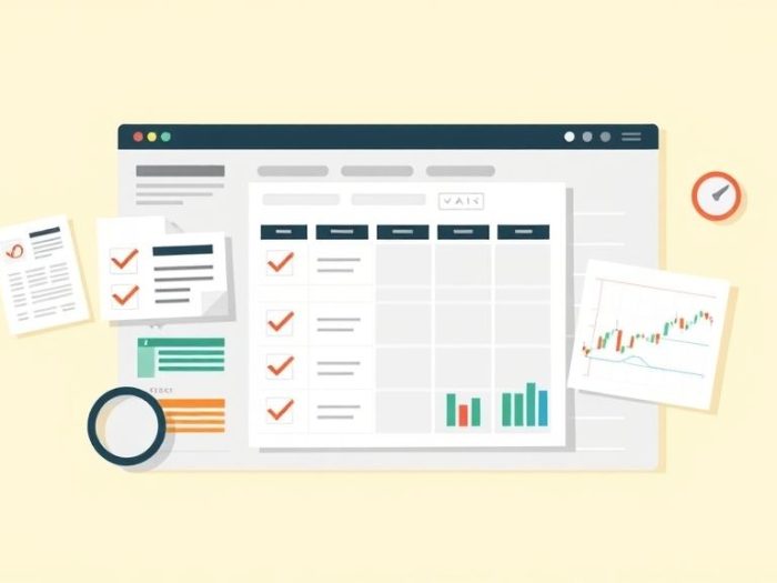 {"prompt":"Flat image representing an organized day trading plan. Use a paper or dashboard theme. Visuals include checklists, strategy blocks, and trade setups. Background: beige or pale cyan. No text.","originalPrompt":"Flat image representing an organized day trading plan. Use a paper or dashboard theme. Visuals include checklists, strategy blocks, and trade setups. Background: beige or pale cyan. No text.","width":1024,"height":576,"seed":42,"model":"flux","enhance":false,"nologo":true,"negative_prompt":"worst quality, blurry","nofeed":true,"safe":false,"isMature":false,"isChild":false}