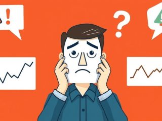 {"prompt":"Show common beginner day trading mistakes. Background: warning red or burnt orange. Icons: error pop-ups, broken trendlines, confused trader. Metaphoric -- no labels.","originalPrompt":"Show common beginner day trading mistakes. Background: warning red or burnt orange. Icons: error pop-ups, broken trendlines, confused trader. Metaphoric -- no labels.","width":1024,"height":576,"seed":42,"model":"flux","enhance":false,"nologo":true,"negative_prompt":"worst quality, blurry","nofeed":false,"safe":false,"isMature":false,"isChild":false}