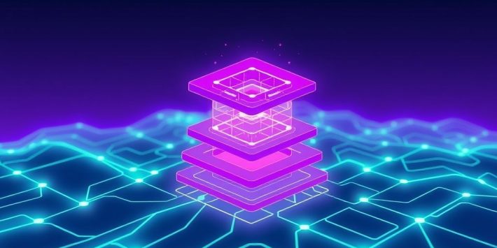 {"prompt":"create no text flat illustration, Visualize Layer 2 blockchain solutions. Use digital purple or green. Include second layers stacked over main chains with lightning speed visuals. Text-free.","originalPrompt":"create no text flat illustration, Visualize Layer 2 blockchain solutions. Use digital purple or green. Include second layers stacked over main chains with lightning speed visuals. Text-free.","width":1024,"height":576,"seed":42,"model":"flux","enhance":false,"nologo":true,"negative_prompt":"worst quality, blurry","nofeed":false,"safe":false,"isMature":false,"isChild":false}