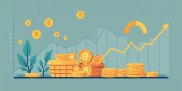 {"prompt":"create no text flat illustration, Show crypto ETFs and mutual funds. Use finance-style layout with coins grouped into baskets, upward charts, and risk gauge icons. Keep it abstract -- no text.","originalPrompt":"create no text flat illustration, Show crypto ETFs and mutual funds. Use finance-style layout with coins grouped into baskets, upward charts, and risk gauge icons. Keep it abstract -- no text.","width":1024,"height":576,"seed":42,"model":"flux","enhance":false,"nologo":true,"negative_prompt":"worst quality, blurry","nofeed":false,"safe":false,"isMature":false,"isChild":false}