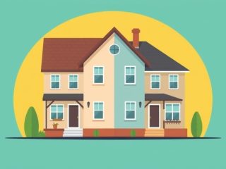 {"prompt":"create no text flat illustration, Depict house hacking: living for free while renting part of a property. Show one building with two halves -- one homey, the other income-generating. Background: teal or sunny yellow. No text.","originalPrompt":"create no text flat illustration, Depict house hacking: living for free while renting part of a property. Show one building with two halves -- one homey, the other income-generating. Background: teal or sunny yellow. No text.","width":1024,"height":576,"seed":42,"model":"flux","enhance":false,"nologo":true,"negative_prompt":"worst quality, blurry","nofeed":false,"safe":false,"isMature":false,"isChild":false}