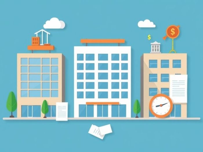{"prompt":"create no text flat illustration, Visualize commercial property investing. Office buildings with investment icons, contracts, and rental meters. Background: steel blue. No text.","originalPrompt":"create no text flat illustration, Visualize commercial property investing. Office buildings with investment icons, contracts, and rental meters. Background: steel blue. No text.","width":1024,"height":576,"seed":42,"model":"flux","enhance":false,"nologo":true,"negative_prompt":"worst quality, blurry","nofeed":false,"safe":false,"isMature":false,"isChild":false}