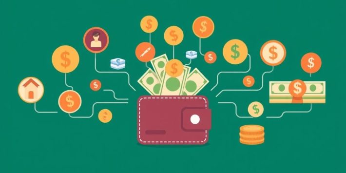{"prompt":"create no text flat illustration, Depict multiple passive income streams. Various income icons flowing into one central wallet or bank. Background: emerald or navy. No text.","originalPrompt":"create no text flat illustration, Depict multiple passive income streams. Various income icons flowing into one central wallet or bank. Background: emerald or navy. No text.","width":1024,"height":576,"seed":42,"model":"flux","enhance":false,"nologo":true,"negative_prompt":"worst quality, blurry","nofeed":false,"safe":false,"isMature":false,"isChild":false}