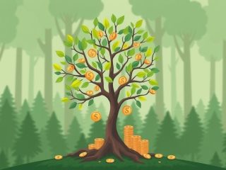 {"prompt":"create no text flat illustration, Visualize dividend growth investing. A growing tree with money leaves and coins dropping regularly. Background: forest green. No text.","originalPrompt":"create no text flat illustration, Visualize dividend growth investing. A growing tree with money leaves and coins dropping regularly. Background: forest green. No text.","width":1024,"height":576,"seed":42,"model":"flux","enhance":false,"nologo":true,"negative_prompt":"worst quality, blurry","nofeed":false,"safe":false,"isMature":false,"isChild":false}