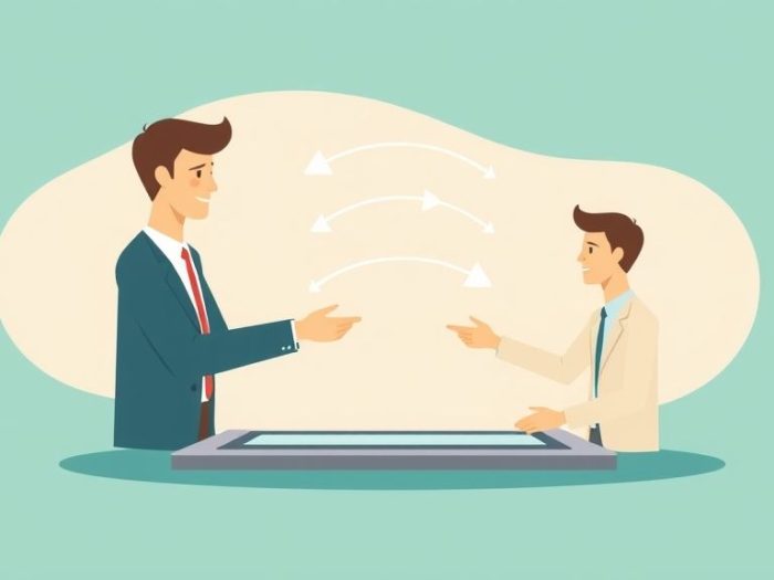 {"prompt":"create no text flat illustration, Show peer-to-peer lending. Investor lending to borrower via digital platform with interest arrows. Background: teal or beige. No text.","originalPrompt":"create no text flat illustration, Show peer-to-peer lending. Investor lending to borrower via digital platform with interest arrows. Background: teal or beige. No text.","width":1024,"height":576,"seed":42,"model":"flux","enhance":false,"nologo":true,"negative_prompt":"worst quality, blurry","nofeed":false,"safe":false,"isMature":false,"isChild":false}