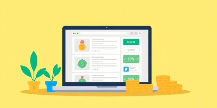 {"prompt":"create no text flat illustration, Show affiliate marketing income. Website with product links, clicks turning into passive earnings. Background: yellow or cyan. No text.","originalPrompt":"create no text flat illustration, Show affiliate marketing income. Website with product links, clicks turning into passive earnings. Background: yellow or cyan. No text.","width":1024,"height":576,"seed":42,"model":"flux","enhance":false,"nologo":true,"negative_prompt":"worst quality, blurry","nofeed":false,"safe":false,"isMature":false,"isChild":false}