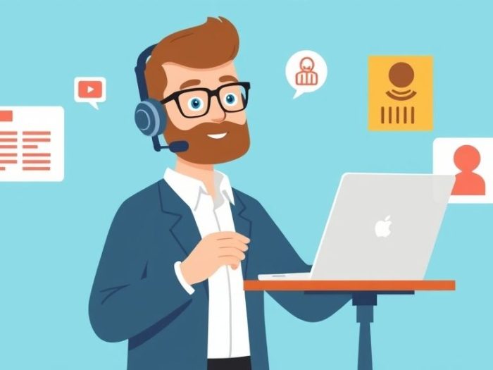 {"prompt":"create no text flat illustration, Depict creating and selling online courses. An instructor recording with symbols for automated enrollment and earnings. Background: sky blue. No text.","originalPrompt":"create no text flat illustration, Depict creating and selling online courses. An instructor recording with symbols for automated enrollment and earnings. Background: sky blue. No text.","width":1024,"height":576,"seed":42,"model":"flux","enhance":false,"nologo":true,"negative_prompt":"worst quality, blurry","nofeed":false,"safe":false,"isMature":false,"isChild":false}