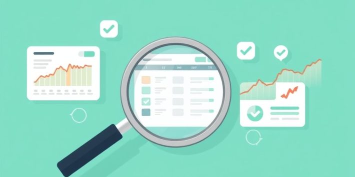 {"prompt":"create no text flat illustration, Visualize free stock screeners outperforming paid ones. A magnifying glass over stocks, checkmarks, and performance icons. Background: mint or navy. No text.","originalPrompt":"create no text flat illustration, Visualize free stock screeners outperforming paid ones. A magnifying glass over stocks, checkmarks, and performance icons. Background: mint or navy. No text.","width":1024,"height":576,"seed":42,"model":"flux","enhance":false,"nologo":true,"negative_prompt":"worst quality, blurry","nofeed":false,"safe":false,"isMature":false,"isChild":false}