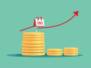 {"prompt":"create no text flat illustration, Depict compound interest growth from monthly savings. Coin stack with curved growth arc, calendar drops feeding it. Background: teal or gold. No text.","originalPrompt":"create no text flat illustration, Depict compound interest growth from monthly savings. Coin stack with curved growth arc, calendar drops feeding it. Background: teal or gold. No text.","width":1024,"height":576,"seed":42,"model":"flux","enhance":false,"nologo":true,"negative_prompt":"worst quality, blurry","nofeed":false,"safe":false,"isMature":false,"isChild":false}