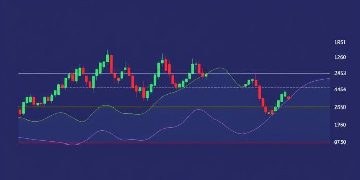 {"prompt":"create no text flat illustration, Show technical indicators predicting price movement. Candlestick chart layered with RSI, MACD, and trendlines. Background: violet or slate blue. No labels.","originalPrompt":"create no text flat illustration, Show technical indicators predicting price movement. Candlestick chart layered with RSI, MACD, and trendlines. Background: violet or slate blue. No labels.","width":1024,"height":576,"seed":42,"model":"flux","enhance":false,"nologo":true,"negative_prompt":"worst quality, blurry","nofeed":false,"safe":false,"isMature":false,"isChild":false}
