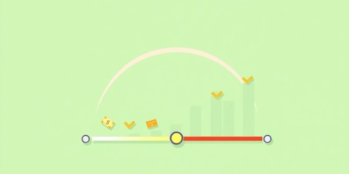 {"prompt":"create no text flat illustration, Illustrate credit score improvement. A rising bar gauge with icons for bills paid, credit card, and checkmarks. Background: light green. No text.show layer background.","originalPrompt":"create no text flat illustration, Illustrate credit score improvement. A rising bar gauge with icons for bills paid, credit card, and checkmarks. Background: light green. No text.show layer background.","width":1024,"height":576,"seed":42,"model":"flux","enhance":false,"nologo":true,"negative_prompt":"worst quality, blurry","nofeed":false,"safe":false,"isMature":false,"isChild":false}