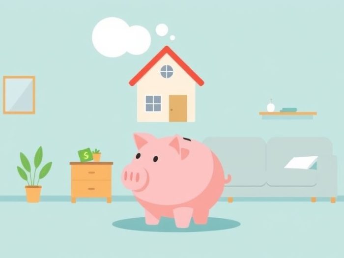 {"prompt":"create no text flat illustration, Depict saving for a house while renting. A piggy bank growing in an apartment setting, with house dream bubble above. Background: baby blue. No labels.","originalPrompt":"create no text flat illustration, Depict saving for a house while renting. A piggy bank growing in an apartment setting, with house dream bubble above. Background: baby blue. No labels.","width":1024,"height":576,"seed":42,"model":"flux","enhance":false,"nologo":true,"negative_prompt":"worst quality, blurry","nofeed":false,"safe":false,"isMature":false,"isChild":false}