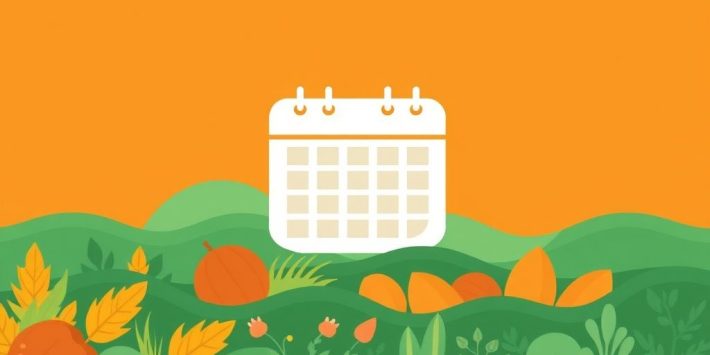 {"prompt":"create no text flat illustration, Represent seasonal patterns in commodity prices. Calendar icon with wave patterns and farm commodities rising and falling. Background: harvest orange. No labels.","originalPrompt":"create no text flat illustration, Represent seasonal patterns in commodity prices. Calendar icon with wave patterns and farm commodities rising and falling. Background: harvest orange. No labels.","width":1024,"height":576,"seed":42,"model":"flux","enhance":false,"nologo":true,"negative_prompt":"worst quality, blurry","nofeed":false,"safe":false,"isMature":false,"isChild":false}