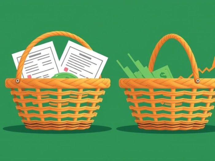 {"prompt":"create no text flat illustration, Show  futures in commodities investing. Two investment baskets: one with futures contracts, one with tickers. Background: split green and navy. No text.","originalPrompt":"create no text flat illustration, Show  futures in commodities investing. Two investment baskets: one with futures contracts, one with tickers. Background: split green and navy. No text.","width":1024,"height":576,"seed":42,"model":"flux","enhance":false,"nologo":true,"negative_prompt":"worst quality, blurry","nofeed":false,"safe":false,"isMature":false,"isChild":false}