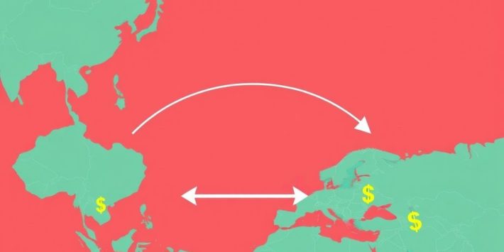 {"prompt":"create no text flat illustration, Depict carry trade forex portfolio. Arrows moving from low-interest country to high-interest currency zones. Background: pink and red. No labels.","originalPrompt":"create no text flat illustration, Depict carry trade forex portfolio. Arrows moving from low-interest country to high-interest currency zones. Background: pink and red. No labels.","width":1024,"height":576,"seed":42,"model":"flux","enhance":false,"nologo":true,"negative_prompt":"worst quality, blurry","nofeed":true,"safe":false,"isMature":false,"isChild":false}