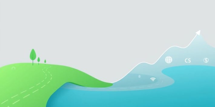 {"prompt":"create no text flat illustration, Show traditional fund performance. Two view paths -- one green with nature icons, one gray with finance symbols. Background: split-tone gray and blue. No text.","originalPrompt":"create no text flat illustration, Show traditional fund performance. Two view paths -- one green with nature icons, one gray with finance symbols. Background: split-tone gray and blue. No text.","width":1024,"height":576,"seed":42,"model":"flux","enhance":false,"nologo":true,"negative_prompt":"worst quality, blurry","nofeed":false,"safe":false,"isMature":false,"isChild":false}