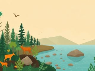{"prompt":"create no text flat illustration, Visualize biodiversity investing. Wildlife, forest, and water visuals with finance overlays. Background: earthy tones. No text.","originalPrompt":"create no text flat illustration, Visualize biodiversity investing. Wildlife, forest, and water visuals with finance overlays. Background: earthy tones. No text.","width":1024,"height":576,"seed":42,"model":"flux","enhance":false,"nologo":true,"negative_prompt":"worst quality, blurry","nofeed":false,"safe":false,"isMature":false,"isChild":false}