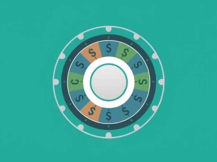 {"prompt":"create no text flat illustration, Depict wheel strategy for income. A looping options cycle with cash payout symbols. Background: bold teal or graphite. No text.","originalPrompt":"create no text flat illustration, Depict wheel strategy for income. A looping options cycle with cash payout symbols. Background: bold teal or graphite. No text.","width":1024,"height":576,"seed":42,"model":"flux","enhance":false,"nologo":true,"negative_prompt":"worst quality, blurry","nofeed":true,"safe":false,"isMature":false,"isChild":false}