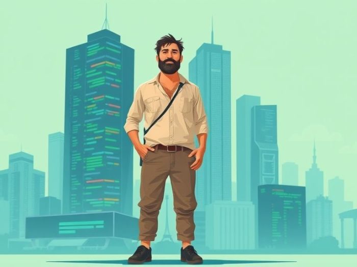 {"prompt":"Imagine a captivating flat illustration that portrays a larger-than-life figure of a humble man exuding resilience, standing confidently in front of an expansive stock market setup, which towers in the background. He is dressed in simple, worn-out clothing, embodying the essence of a poor man driven by aspiration. The larger stock elements are depicted in a clean, graphic style, showcasing vibrant blues and deep greens to represent bustling stock activity, while the background is painted in a soothing mint green that enhances the overall calmness of the scene. The composition radiates a distinct sense of empowerment and ambition, highlighting the contrast between the man's modest appearance and the larger financial landscape he aims to influence. The illustration is devoid of any text or labels, allowing the imagery to speak volumes about overcoming challenges and the potential of a small investment to wield significant control.nncreate no text flat illustration, Show Poor Man's Covered Call and the man is bigger. A small investment controlling a larger stock setup. Background: mint green. No labels.","originalPrompt":"create no text flat illustration, Show Poor Man's Covered Call and the man is bigger. A small investment controlling a larger stock setup. Background: mint green. No labels.","width":1024,"height":576,"seed":42,"model":"flux","enhance":false,"nologo":true,"negative_prompt":"worst quality, blurry","nofeed":false,"safe":false,"isMature":false,"isChild":false}