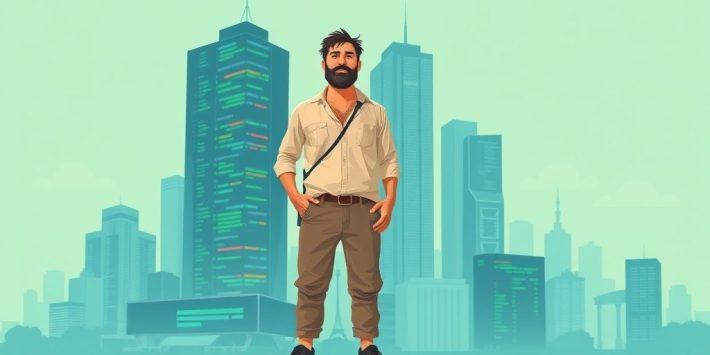 {"prompt":"Imagine a captivating flat illustration that portrays a larger-than-life figure of a humble man exuding resilience, standing confidently in front of an expansive stock market setup, which towers in the background. He is dressed in simple, worn-out clothing, embodying the essence of a poor man driven by aspiration. The larger stock elements are depicted in a clean, graphic style, showcasing vibrant blues and deep greens to represent bustling stock activity, while the background is painted in a soothing mint green that enhances the overall calmness of the scene. The composition radiates a distinct sense of empowerment and ambition, highlighting the contrast between the man's modest appearance and the larger financial landscape he aims to influence. The illustration is devoid of any text or labels, allowing the imagery to speak volumes about overcoming challenges and the potential of a small investment to wield significant control.nncreate no text flat illustration, Show Poor Man's Covered Call and the man is bigger. A small investment controlling a larger stock setup. Background: mint green. No labels.","originalPrompt":"create no text flat illustration, Show Poor Man's Covered Call and the man is bigger. A small investment controlling a larger stock setup. Background: mint green. No labels.","width":1024,"height":576,"seed":42,"model":"flux","enhance":false,"nologo":true,"negative_prompt":"worst quality, blurry","nofeed":false,"safe":false,"isMature":false,"isChild":false}