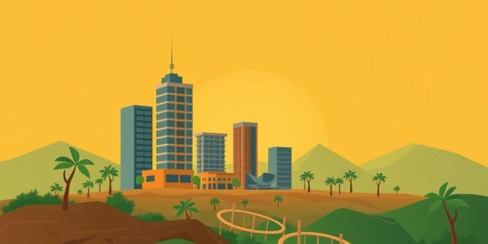 {"prompt":"create no text flat illustration, Depict African stock market opportunity. African continent with emerging financial buildings or rising charts. Background: earthy gold. No labels.","originalPrompt":"create no text flat illustration, Depict African stock market opportunity. African continent with emerging financial buildings or rising charts. Background: earthy gold. No labels.","width":1024,"height":576,"seed":42,"model":"flux","enhance":false,"nologo":true,"negative_prompt":"worst quality, blurry","nofeed":false,"safe":false,"isMature":false,"isChild":false}