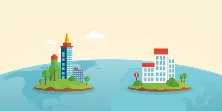 {"prompt":"create no text flat illustration, Compare international small caps vs. U.S. small caps. Two small company visuals growing on different continents. Background: dual-tone. No text.","originalPrompt":"create no text flat illustration, Compare international small caps vs. U.S. small caps. Two small company visuals growing on different continents. Background: dual-tone. No text.","width":1024,"height":576,"seed":42,"model":"flux","enhance":false,"nologo":true,"negative_prompt":"worst quality, blurry","nofeed":false,"safe":false,"isMature":false,"isChild":false}