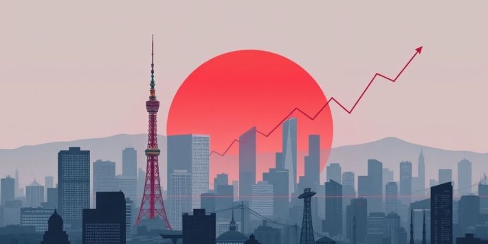 {"prompt":"create no text flat illustration, Show Japanese market and ETF guide. Tokyo skyline with ETF visuals and rising chart. Background: sunrise red or gray. No wording.","originalPrompt":"create no text flat illustration, Show Japanese market and ETF guide. Tokyo skyline with ETF visuals and rising chart. Background: sunrise red or gray. No wording.","width":1024,"height":576,"seed":42,"model":"flux","enhance":false,"nologo":true,"negative_prompt":"worst quality, blurry","nofeed":false,"safe":false,"isMature":false,"isChild":false}