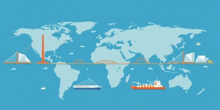 {"prompt":"create no text flat illustration, Visualize global infrastructure investments. Bridges, roads, and ports across different continents. Background: steel blue. No text.","originalPrompt":"create no text flat illustration, Visualize global infrastructure investments. Bridges, roads, and ports across different continents. Background: steel blue. No text.","width":1024,"height":576,"seed":42,"model":"flux","enhance":false,"nologo":true,"negative_prompt":"worst quality, blurry","nofeed":false,"safe":false,"isMature":false,"isChild":false}