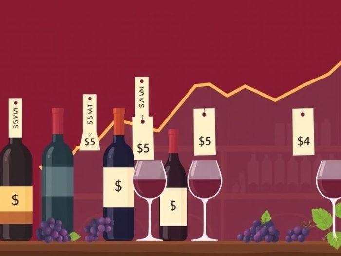 {"prompt":"create no text flat illustration, Depict wine investing. Wine bottles with price tags rising like stock charts, wine cellar with value icons. Background: burgundy or grape purple. No text.","originalPrompt":"create no text flat illustration, Depict wine investing. Wine bottles with price tags rising like stock charts, wine cellar with value icons. Background: burgundy or grape purple. No text.","width":1024,"height":576,"seed":42,"model":"flux","enhance":false,"nologo":true,"negative_prompt":"worst quality, blurry","nofeed":false,"safe":false,"isMature":false,"isChild":false}