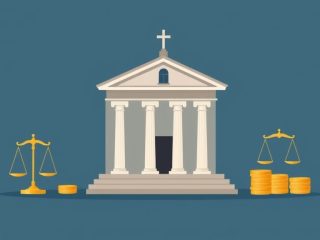 {"prompt":"create no text flat illustration, Illustrate litigation finance. A courthouse or legal document producing money symbols. Background: slate blue. No text.","originalPrompt":"create no text flat illustration, Illustrate litigation finance. A courthouse or legal document producing money symbols. Background: slate blue. No text.","width":1024,"height":576,"seed":42,"model":"flux","enhance":false,"nologo":true,"negative_prompt":"worst quality, blurry","nofeed":false,"safe":false,"isMature":false,"isChild":false}