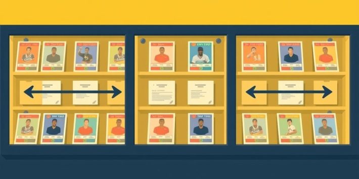 {"prompt":"create no text flat illustration, Represent sports card investing. Trading cards in display cases with appreciation arrows. Background: vintage yellow or navy. No labels.","originalPrompt":"create no text flat illustration, Represent sports card investing. Trading cards in display cases with appreciation arrows. Background: vintage yellow or navy. No labels.","width":1024,"height":576,"seed":42,"model":"flux","enhance":false,"nologo":true,"negative_prompt":"worst quality, blurry","nofeed":false,"safe":false,"isMature":false,"isChild":false}