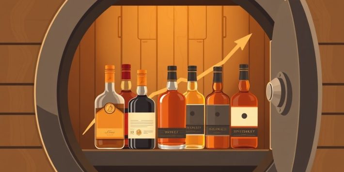 {"prompt":"Craft a simplistic yet captivating flat illustration showcasing the investment potential in whiskey or spirits. Visualize an array of elegantly designed whiskey bottles nestled within a secure vault, exuding a sense of luxury and exclusivity. Incorporate subtle upward-trending value growth lines that weave through the scene, hinting at the increasing worth of the spirits. Utilize a background imbued with rich amber or warm oak brown hues, which enhances the overall atmosphere of wealth and sophistication. Ensure that the illustration remains entirely text-free, allowing the imagery to convey the concept of investment visually.nncreate no text flat illustration, Depict investing in whiskey or spirits. Whiskey bottles in a vault with value growth lines. Background: amber or oak brown. No wording.","originalPrompt":"create no text flat illustration, Depict investing in whiskey or spirits. Whiskey bottles in a vault with value growth lines. Background: amber or oak brown. No wording.","width":1024,"height":576,"seed":42,"model":"flux","enhance":false,"nologo":true,"negative_prompt":"worst quality, blurry","nofeed":true,"safe":false,"isMature":false,"isChild":false}