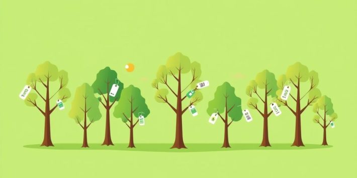 {"prompt":"Envision a flat, text-free illustration that encapsulates the concept of carbon credit markets. Picture an array of stylized tree icons, their vibrant greens contrasting beautifully with subtle, soft shades representing carbon offset symbols. Each tree is elegantly intertwined with tradable tags, depicted as sleek, minimalistic graphics that float gracefully around them. The background is a soothing clean green, evoking a sense of environmental harmony and sustainability. The overall ambiance of the piece radiates a hopeful and forward-thinking mood, showcasing the interconnectedness of nature and commerce without any textual distractions.nncreate no text flat illustration, Visualize carbon credit markets. Tree icons paired with carbon offset symbols and tradable tags. Background: clean green. No labels.","originalPrompt":"create no text flat illustration, Visualize carbon credit markets. Tree icons paired with carbon offset symbols and tradable tags. Background: clean green. No labels.","width":1024,"height":576,"seed":42,"model":"flux","enhance":false,"nologo":true,"negative_prompt":"worst quality, blurry","nofeed":false,"safe":false,"isMature":false,"isChild":false}