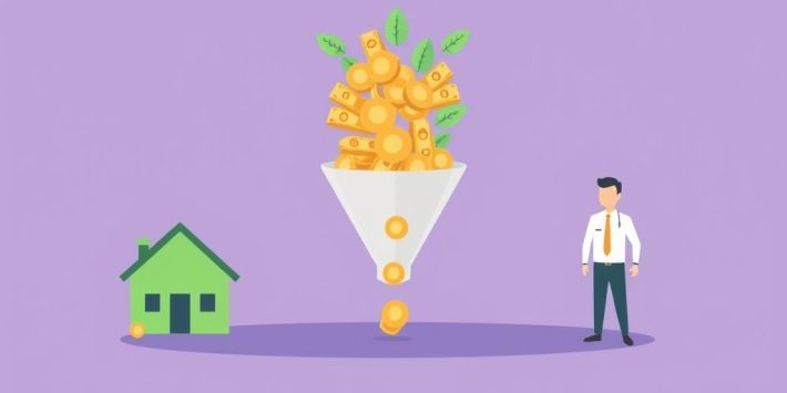 {"prompt":"create no text flat illustration, Visualize charitable remainder trusts. Assets passing through a trust funnel to both charity and investor. Background: soft purple. No text.","originalPrompt":"create no text flat illustration, Visualize charitable remainder trusts. Assets passing through a trust funnel to both charity and investor. Background: soft purple. No text.","width":1024,"height":576,"seed":42,"model":"flux","enhance":false,"nologo":true,"negative_prompt":"worst quality, blurry","nofeed":false,"safe":false,"isMature":false,"isChild":false}