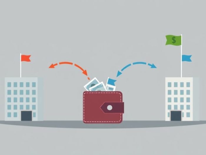 {"prompt":"Visualize a sleek, flat illustration devoid of any text, focusing on a comparison of tax flows affecting an investor's wallet. The scene features two distinct structures, each representing different taxation systems, with stylized arrows flowing into a central investor's wallet. Each flow is marked by vibrant tax flags, done in contrasting colors to highlight the differences, perhaps one structure in warm tones like red and orange, and the other in cooler shades of blue and green. The background is a subtle, muted gray, allowing the main elements to pop, creating a clean, modern aesthetic. The overall atmosphere conveys a sense of clarity and analytical insight, enticing viewers to explore how taxes impact investment returns without any external distractions.nncreate no text flat illustration, Compare on taxes. Two structures showing differing flows into investor wallet with tax flags. Background: info gray. No labels.","originalPrompt":"create no text flat illustration, Compare on taxes. Two structures showing differing flows into investor wallet with tax flags. Background: info gray. No labels.","width":1024,"height":576,"seed":42,"model":"flux","enhance":false,"nologo":true,"negative_prompt":"worst quality, blurry","nofeed":false,"safe":false,"isMature":false,"isChild":false}