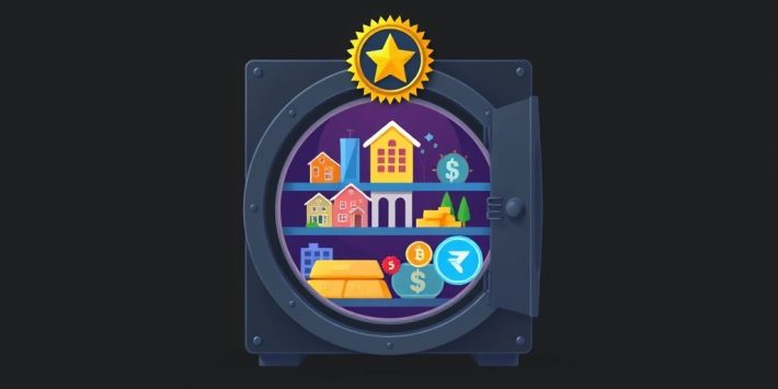 {"prompt":"Craft a flat illustration devoid of any text, visually representing the concept of self-direction in alternative investments. Central to the image is a secure vault showcasing diverse assets: vibrant depictions of real estate properties, gleaming gold bars, and futuristic cryptocurrency icons, all prominently displayed under a distinguished badge. The backdrop contrasts sharply in deep charcoal, enhancing the luminous colors of the assets, and creating a sophisticated and modern atmosphere. The overall mood conveys confidence and innovation in asset management.nncreate no text flat illustration, Show self-directed for alternative assets. Vault holding real estate, gold, crypto under badge. Background: charcoal. No text.","originalPrompt":"create no text flat illustration, Show self-directed for alternative assets. Vault holding real estate, gold, crypto under badge. Background: charcoal. No text.","width":1024,"height":576,"seed":42,"model":"flux","enhance":false,"nologo":true,"negative_prompt":"worst quality, blurry","nofeed":false,"safe":false,"isMature":false,"isChild":false}