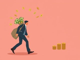 {"prompt":"create no text flat illustration, show money symbols or financial symbols. Investor dragging a heavy bag  while facing a new opportunity. Background: dusty rose or gray. No text.","originalPrompt":"create no text flat illustration, show money symbols or financial symbols. Investor dragging a heavy bag  while facing a new opportunity. Background: dusty rose or gray. No text.","width":1024,"height":576,"seed":42,"model":"flux","enhance":false,"nologo":true,"negative_prompt":"worst quality, blurry","nofeed":false,"safe":false,"isMature":false,"isChild":false}